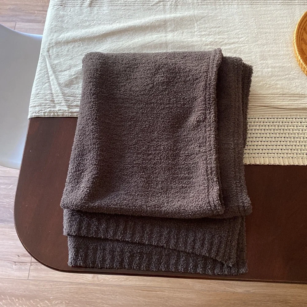 Barefoot Dreams Cozy Brown Robe - Picture 5 of 5